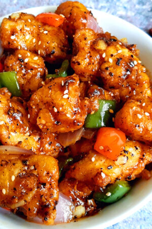 Chicken in pepper sauce