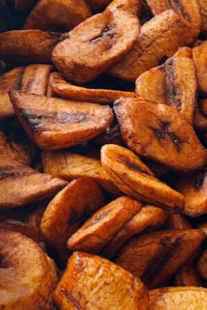 Portion of Dodo (fried plantain)